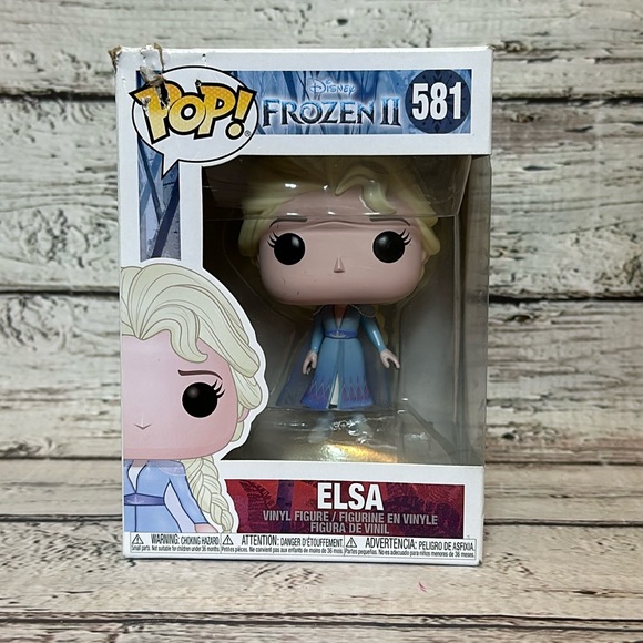 Funko Disney Frozen II Elsa 581 in Damaged Box - Picture 1 of 4